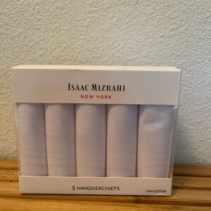 Isaac Mizrahi white hankies